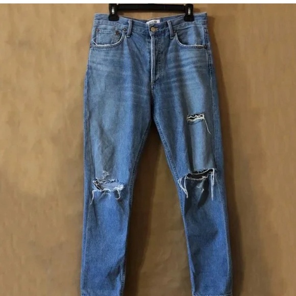 AGOLDE Jamie High Rise Classic Straight Jeans in Dakota Size 28 - Picture 1 of 7